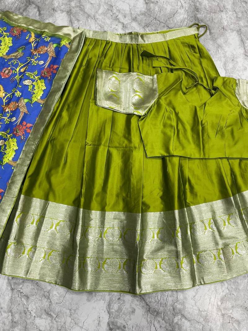 Green Stylish Lehenga Choli Set