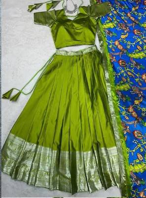 Green Lehenga Choli Set 3