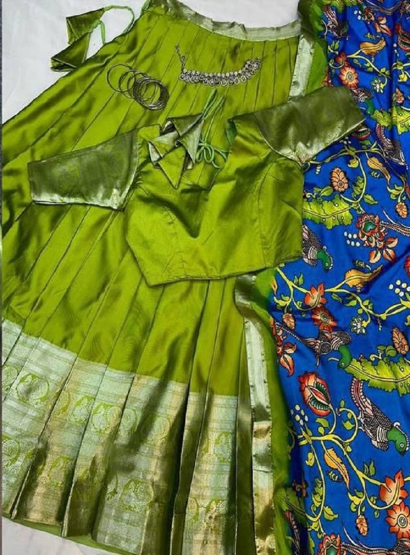Green Stylish Lehenga Choli Set