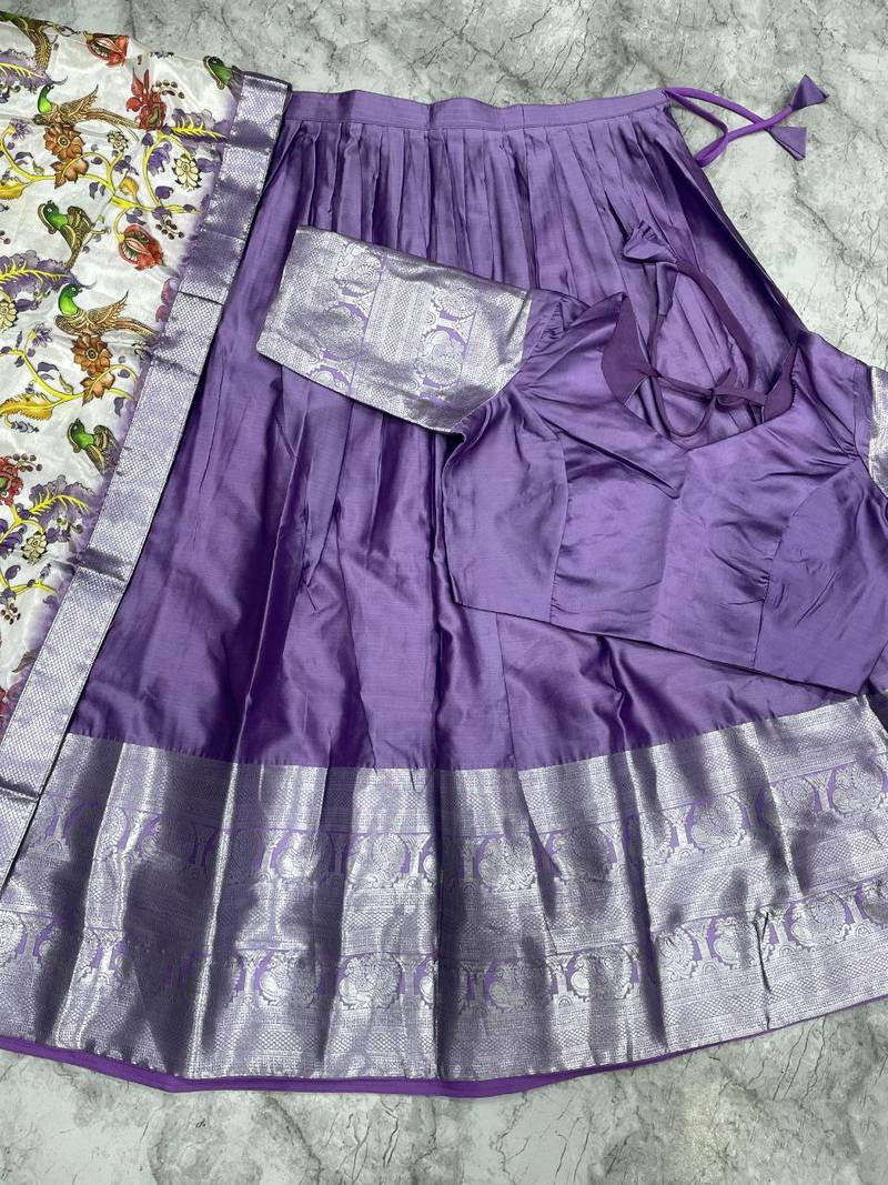Lavendar Stylish Lehenga Choli Set