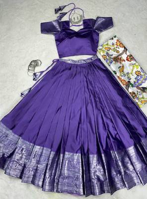 Lavendar Stylish Lehenga Choli Set 3