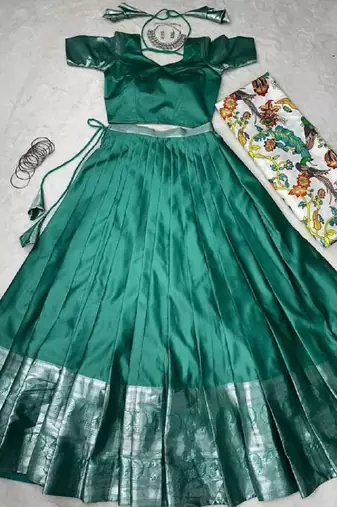 Teal Stylish Lehenga Choli Set