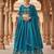 Blue Womens designer Lehenga Choli with Embroidered Dupatta