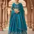 Blue Womens designer Lehenga Choli with Embroidered Dupatta