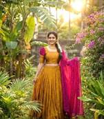 Pink Womens Festive Season Designer Lehenga Choli Set