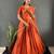 Orange Stylist South style Lehenga Choli Set