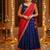 Blue Stylist South style Lehenga Choli Set