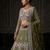 MAHENDI BUTTERFLY NET PARTY WEAR EMBROIDERY LEHNGHA CHOLI