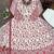 Women off white georgette thread with sequin anarkali suit
