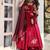 Women pink fendy silk thread sequin palazzo suit