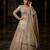 BEIGE BUTTERFLY NET PARTY WEAR EMBROIDERY LEHNGHA CHOLI 