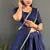 Navy Blue Stylist South style Lehenga Choli Set