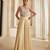 Butter yellow embroidered raw silk co ord set