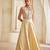 Butter yellow embroidered raw silk co ord set