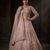 PINK BUTTERFLY NET PARTY WEAR EMBROIDERY LEHNGHA CHOLI 