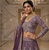 PURPLE BUTTERFLY NET EMBROIDERY PARTY WEAR LEHENGA CHOLI