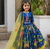 Alluring Chinon Silk Embroidery Digital Printed Rama Lehenga Choli