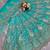 RAMA GREEN BUTTERFLY NET PARTY WEAR EMBROIDERY LEHNGHA CHOLI