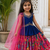 Beautiful Kediya Chinon Silk Embroidery Sequins Work Red Readymade Lahenga Choli