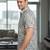 Mens green self design cotton fabric shirt short sleeves shirt collor