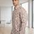 Mens cream self design cotton fabric shirt full sleeves shirt collor