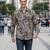 Mens cream self design cotton fabric shirt full sleeves shirt collor