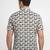 Mens cream self design cotton fabric shirt short sleeves shirt collor