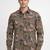 Mens brown self design cotton fabric shirt full sleeves shirt collor