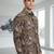 Mens brown self design cotton fabric shirt full sleeves shirt collor