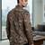 Mens brown self design cotton fabric shirt full sleeves shirt collor