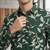 Mens green self design cotton fabric shirt full sleeves shirt collor