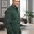 Mens green self design cotton fabric shirt full sleeves shirt collor