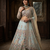 SKY BLUE BUTTERFLY NET PARTY WEAR EMBROIDERY LEHNGHA CHOLI