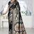 Black Banarasi Satin silk blend Saree with Heavy Zari & Traditional Thread Work | Wedding & Festive Wear