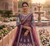 WINE BUTTERFLY NET PARTY WEAR EMBROIDERY LEHNGHA CHOLI