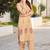 Brown cotton bland printed co-ord set