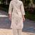 Cream cotton bland printed co-ord set