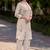 Cream cotton bland printed co-ord set