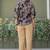 Multicolour viscose reyon printed top and pant co-ord set