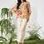 Multicolour floral print top and pant co-ord set