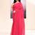 Women's pink self sequins embellished cotton blend jamdani saree