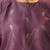 Women's dusty pink embroidered flared roman silk co-ord set