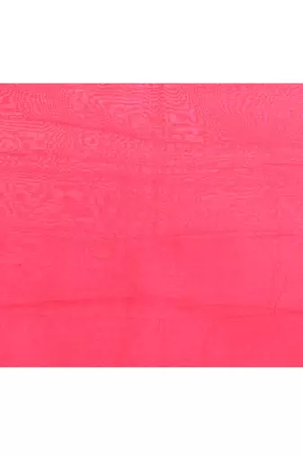 Women's pink embellished cotton blend jamdani saree