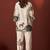Off white pure cotton printed co-ord set for women