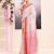 Women's baige embellished cotton saree