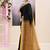 Women's black embellished cotton blend jamdani saree