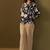 Black and brown viscose reyon printed top and pant co-ord set