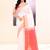 Women's white embellished cotton blend jamdani saree