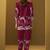 Red rayon floral printed co-ord set for women