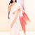 Women's white embellished cotton blend jamdani saree